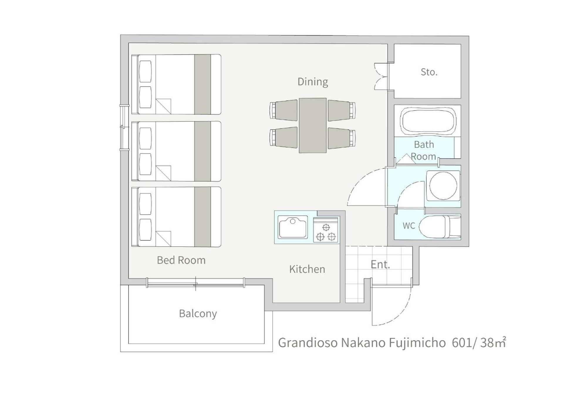 Green House Nakano Fujimicho - Vacation Stay 65976V Tóquio Exterior foto
